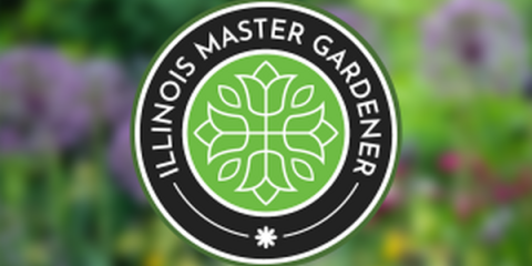 Logo of the University of Illinois Extension Master Gardener Program.